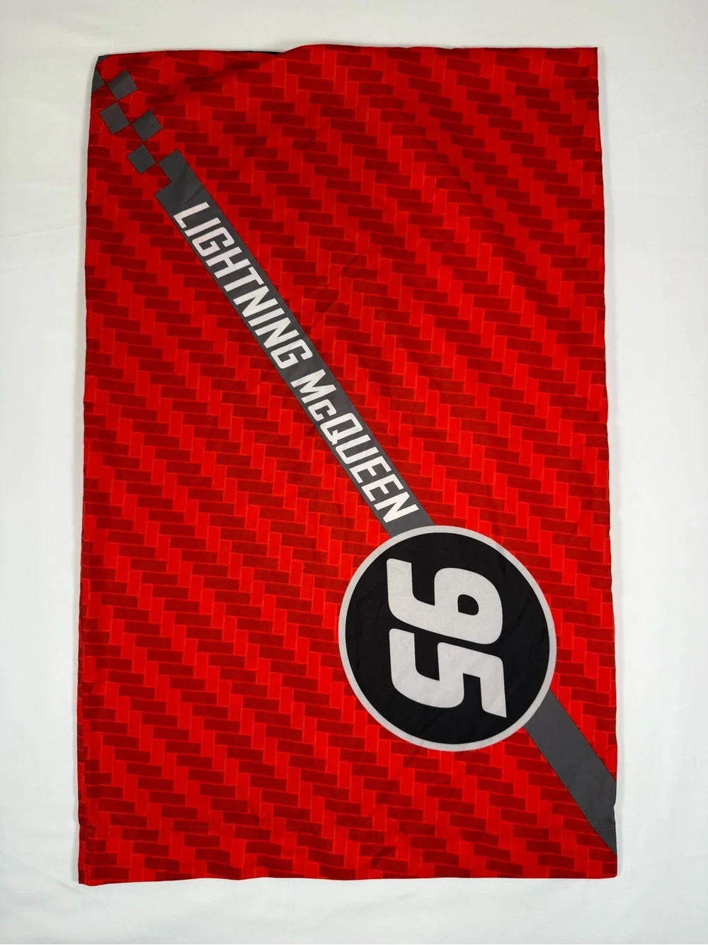 DISNEY PIXAR Cars Lightning‎ McQueen Standard Pillowcase Racing Speed Jay Franco
